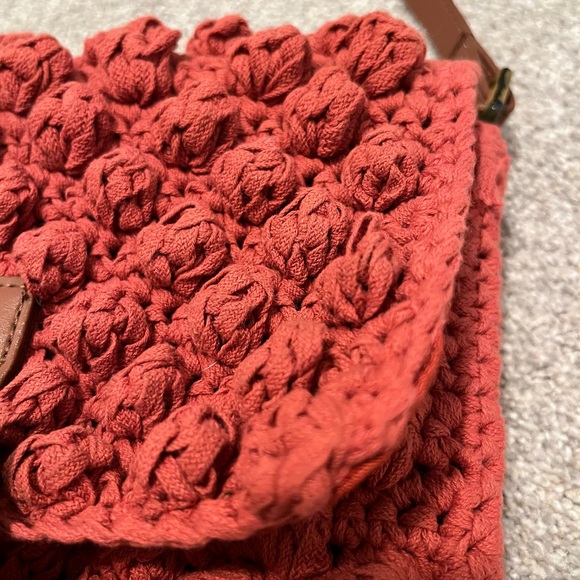 No boundaries HandMade Crochet Purse 100% Recycled Polyester Floral Boho NWOT - Picture 3 of 16